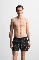 EMBROIDERED REGULAR SWIMSUIT