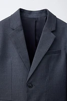 TEXTURED SUIT JACKET