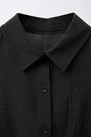 WRINKLED EFFECT SHIRT