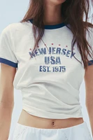 T-SHIRT FLAMMÉ INSCRIPTION