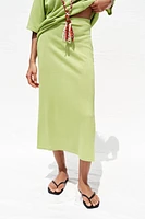 JUPE MIDI EN MAILLE