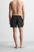 EMBROIDERED REGULAR SWIMSUIT