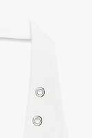 T-SHIRT HALTER ANNEAUX