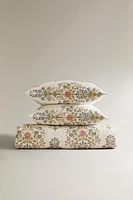 HOUSSE DE COUETTE COTON FLEURS