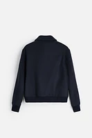 WOOL - CASHMERE BOMBER JACKET