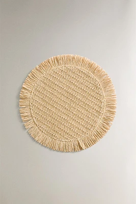 FRINGED PAPER PLACEMAT (PACK OF 2)