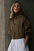 ZW COLLECTION PLEATED JACKET