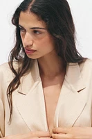 BLAZER EFFET PLISSÉ