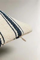 STRIPED OUTDOOR CHAIR BACK CUSHION
