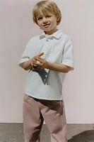TEXTURED POLO SHIRT