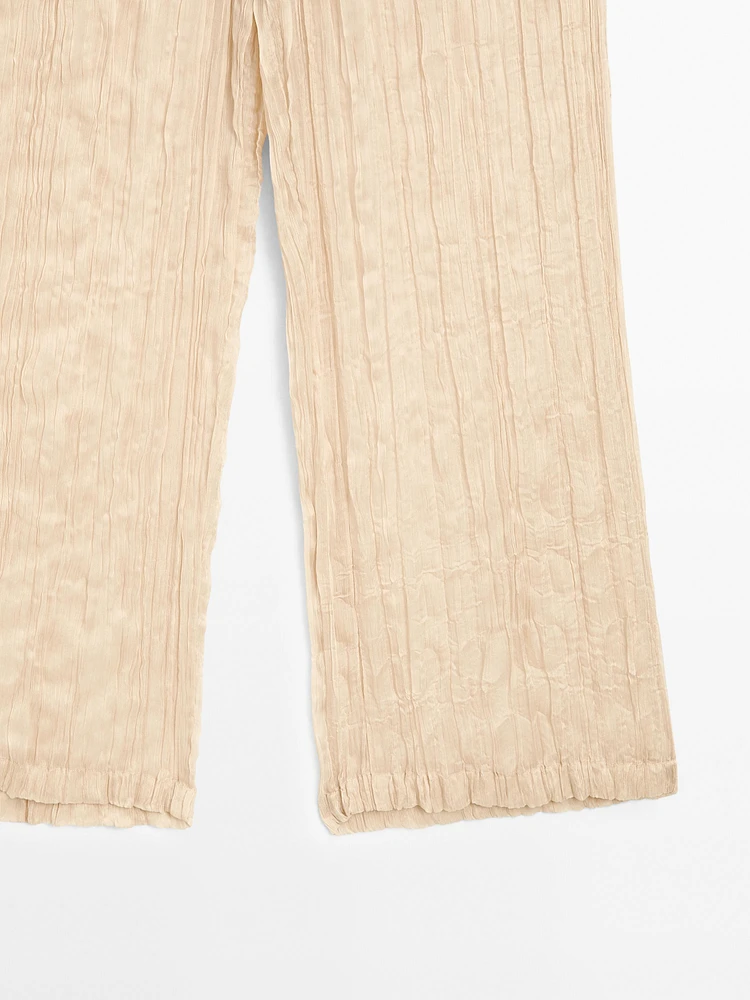 Pantalon fluide plissé - Limited Edition