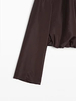 Chemise satinée fendue - Limited Edition