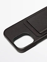 Coque iPhone 16 cuir nappa