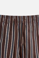 MAILLOT DE BAIN MI-LONG À RAYURES