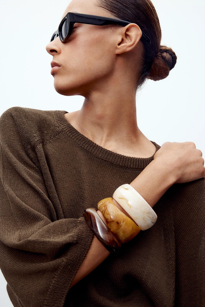 LOT DE BRACELETS RIGIDES