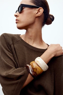 LOT DE BRACELETS RIGIDES