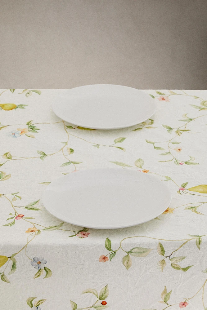 NAPPE COTON JACQUARD POIRES