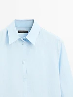 Flowing 100% linen shirt