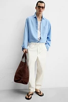 PANTALON RELAXED FIT COTON - LIN