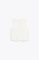 CROSSOVER CROP TOP