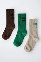 THREE-PACK OF GRAFFITI SOCKS