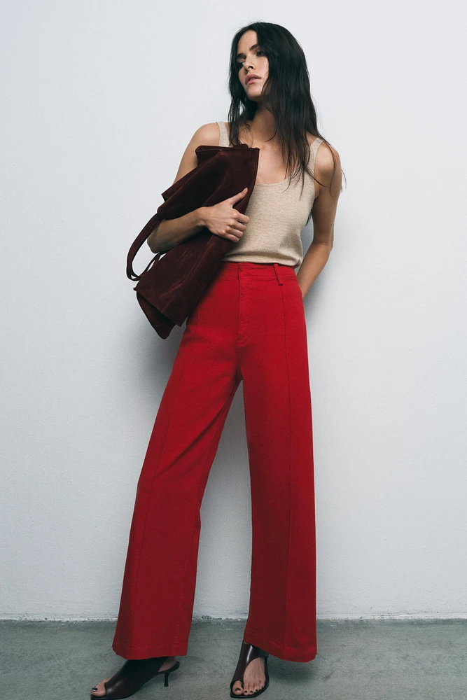 ZW COLLECTION HIGH WAIST WIDE LEG JEANS