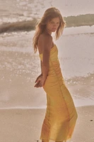 ROBE BUSTIER EN TULLE IMPRIMÉ