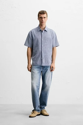 CHEMISE JACQUARD RAYURES