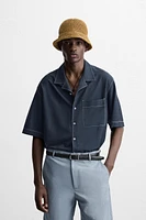 CHEMISE SURPIQÛRES CONTRASTE