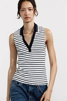 RIBBED POLO
