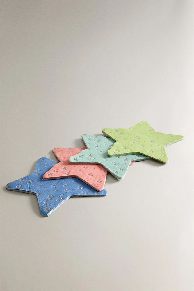 CHILDREN’S SET OF STAR PAPER NAPKINS (SET OF 20)