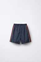 TECHNICAL SHORTS WITH SIDE STRIPES