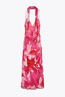 ROBE LONGUE IMPRIMÉE FOULARD