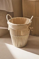 BATHROOM TRASH CAN WITH COTTON LINING