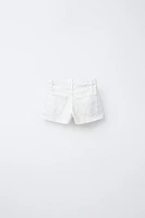 FLORAL DENIM SHORTS