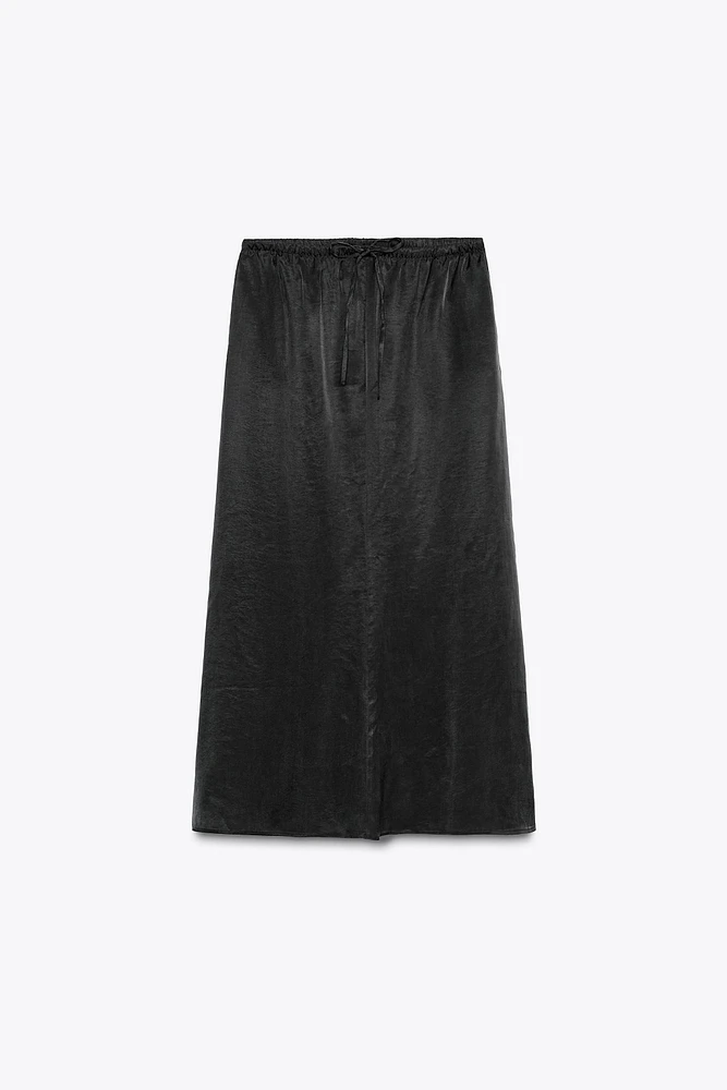 MIDI TIE SKIRT