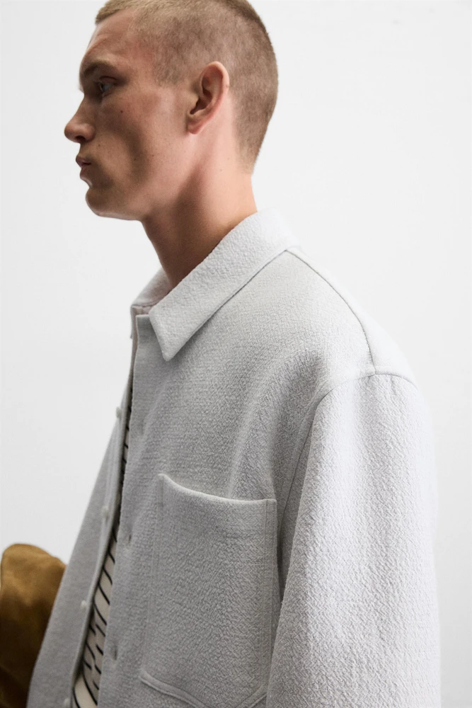 CHEMISE JACQUARD GÉOMÉTRIQUE