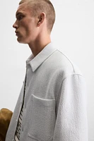 CHEMISE JACQUARD GÉOMÉTRIQUE