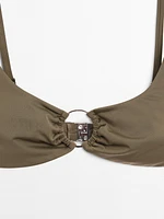 Haut de bikini avec anneau
