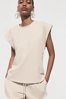T-SHIRT RUSTIQUE MANCHES TOMBANTES