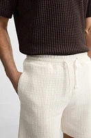 BERMUDA JOGGER STRUCTURÉ