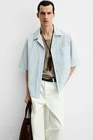 CHEMISE BRODÉE AJOURÉE