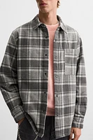 QUILTED PLAID OVERSHIRT