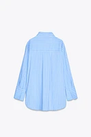 ZW COLLECTION STRIPED OVERSIZED SHIRT