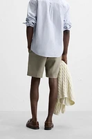 100% LINEN SHORTS