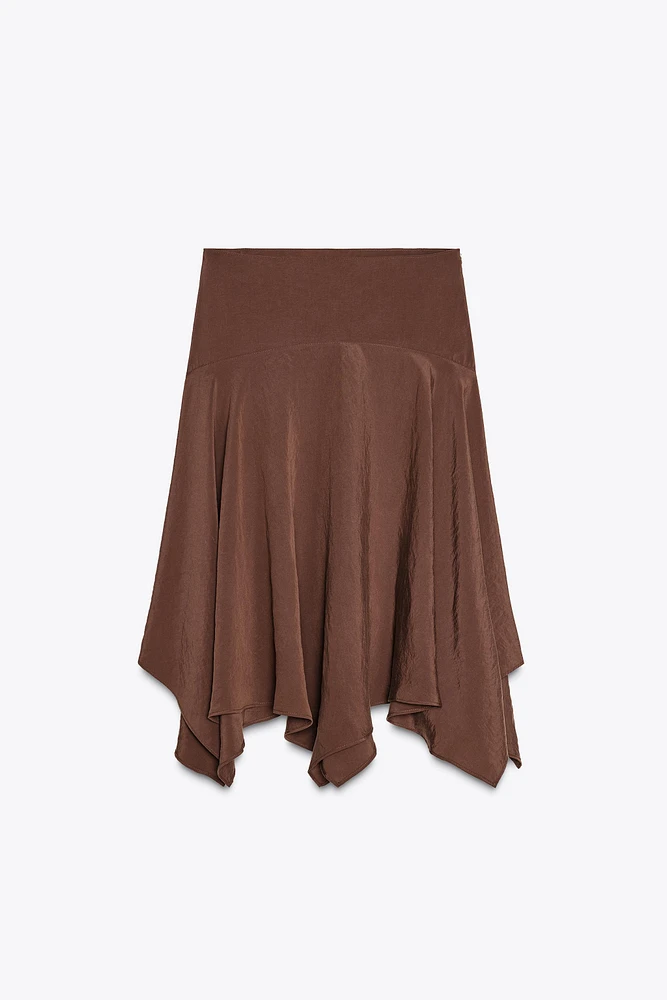 JUPE FLUIDE ASYMÉTRIQUE