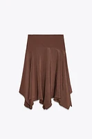 JUPE FLUIDE ASYMÉTRIQUE