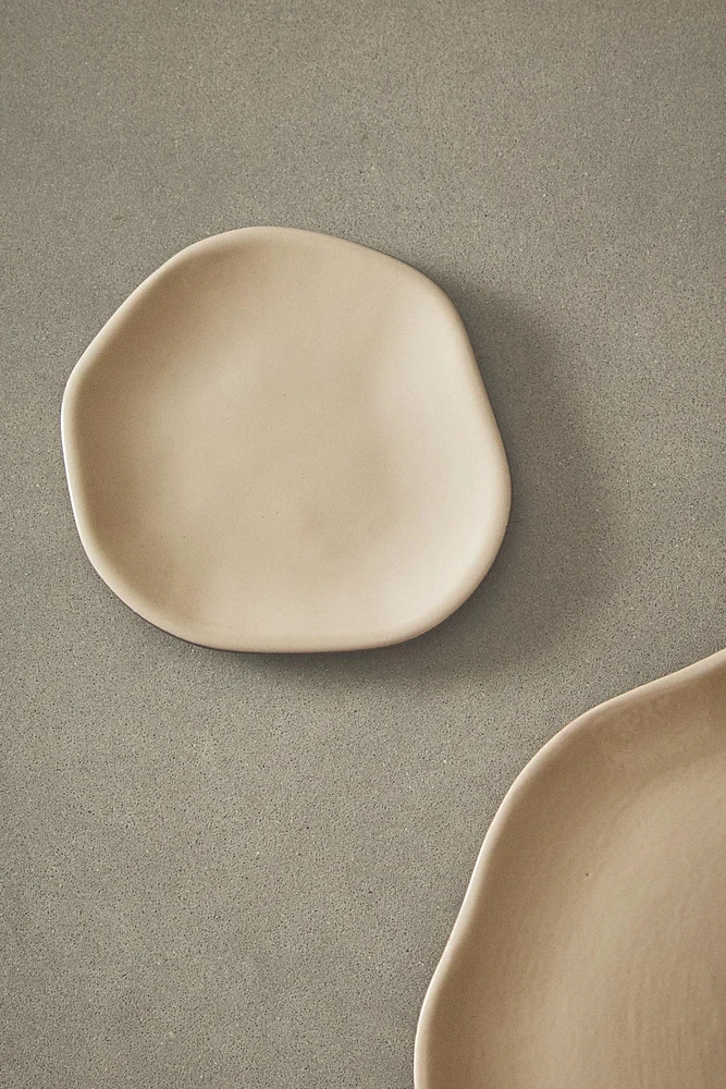 IRREGULAR STONEWARE SIDE PLATE