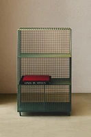 METAL BOOKCASE WITH DOORS