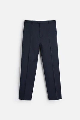 PINSTRIPE SUIT PANTS